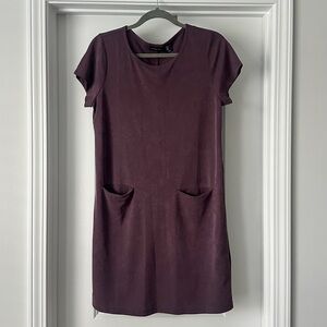 Tahari Purple Pocket Dress
